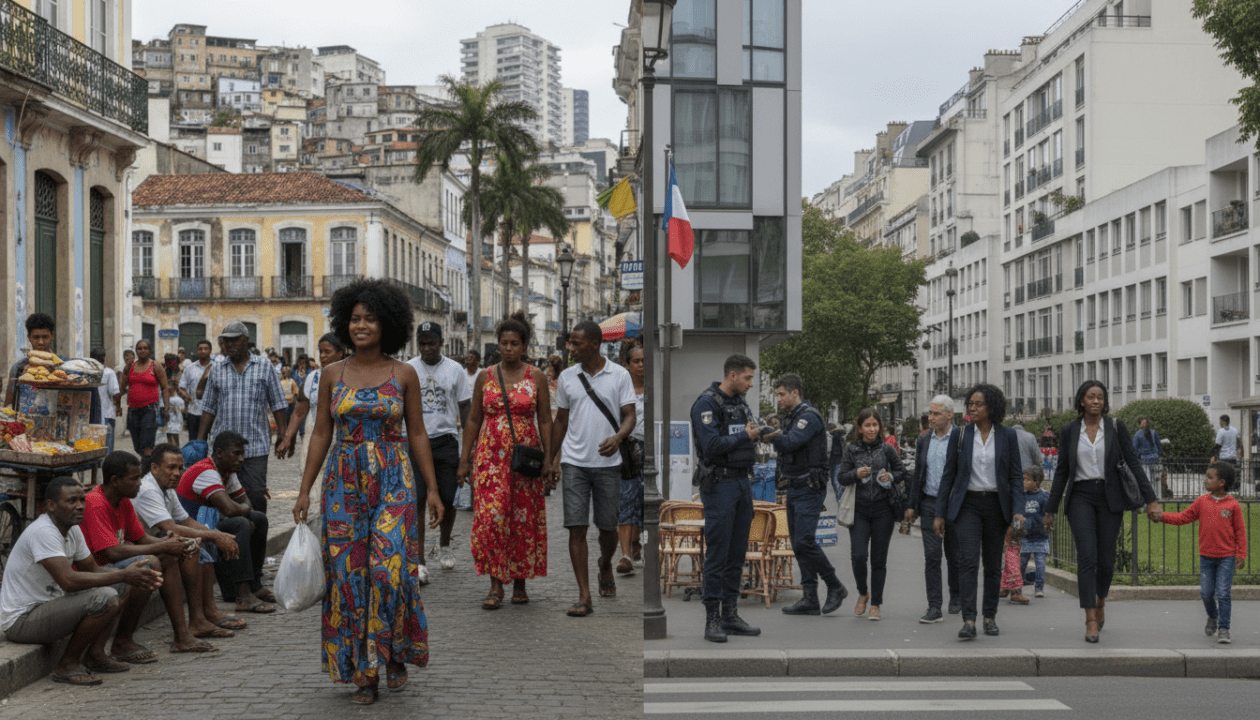 analyse du métissage et des inégalités raciales au brésil et réflexion sur leurs implications pour la société française.